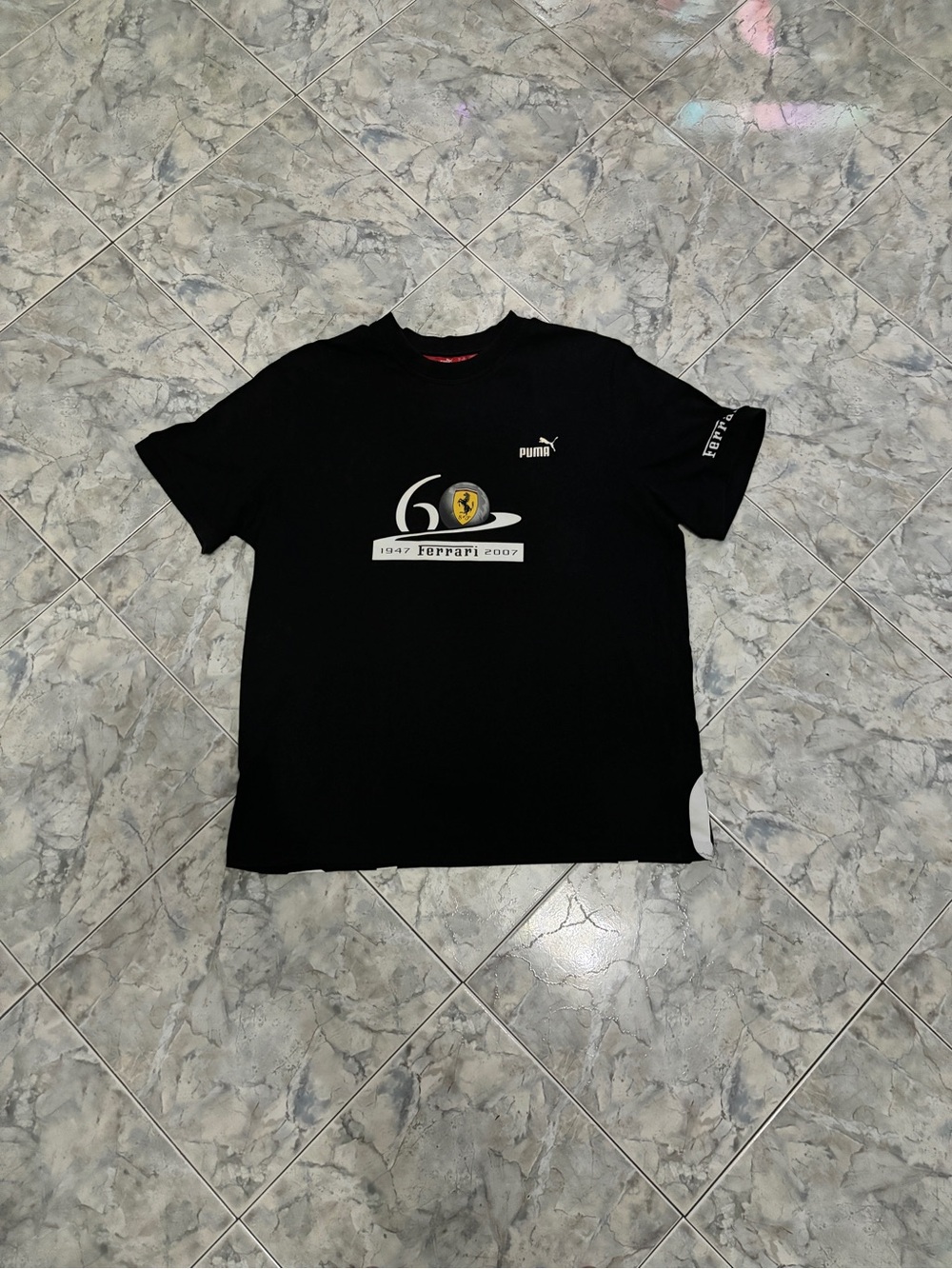 Puma Black Men's Ferrari 60th Anniversary Graphic Tee